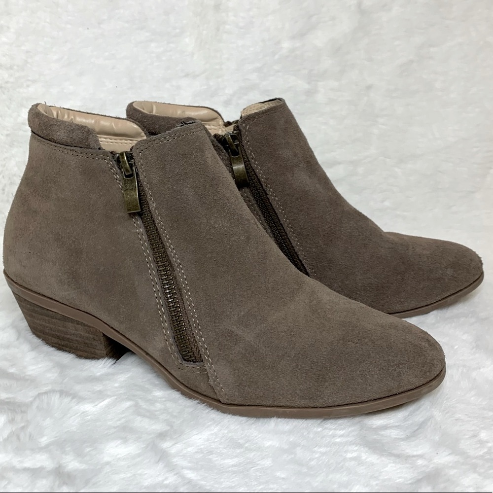 Apri | Italian leather ankle booties tan 8